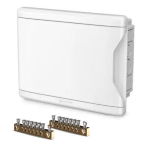 Quadro de distribuição 08 a 16 disjuntores com barramento Krona