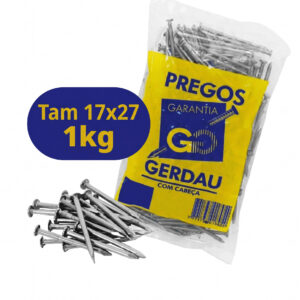 Pregos para Telha 17x27 1kg Gerdau