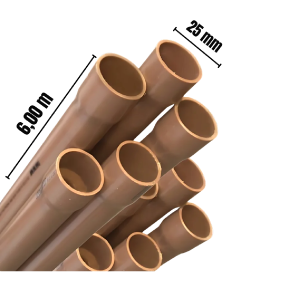 Tubo soldável 25mm 6M Fortlev
