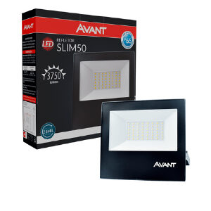 Refletor Led 50W 6500k Bivolt Slim Avant