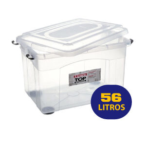 Caixa Plastica Organizadora Sanremo 56L Multiuso